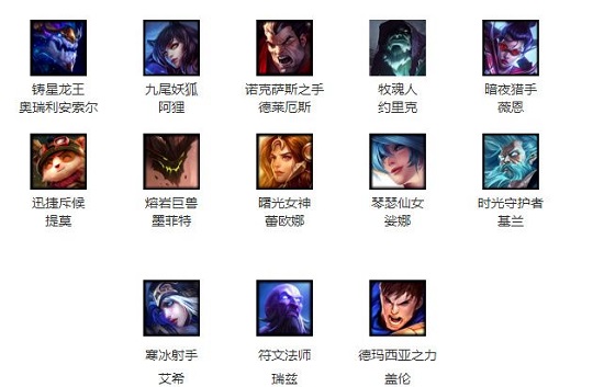 lol7.28周免英雄公告