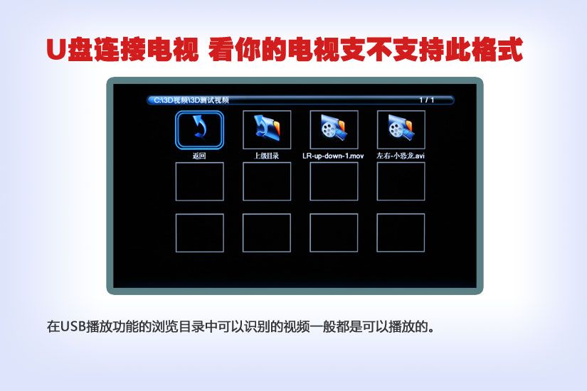 如何使用U盘观看3D电影？