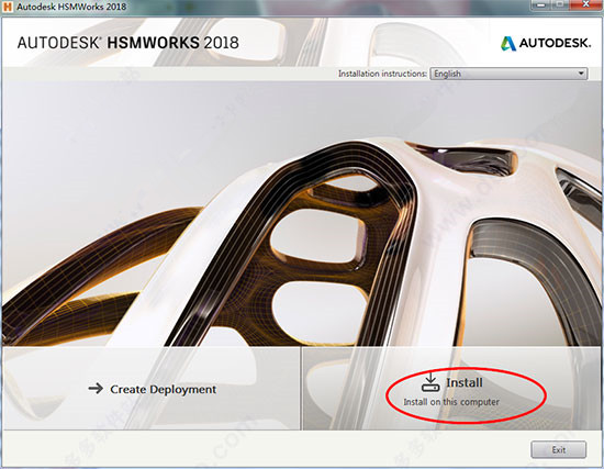 autodesk hsmworks 2019安装破解教程